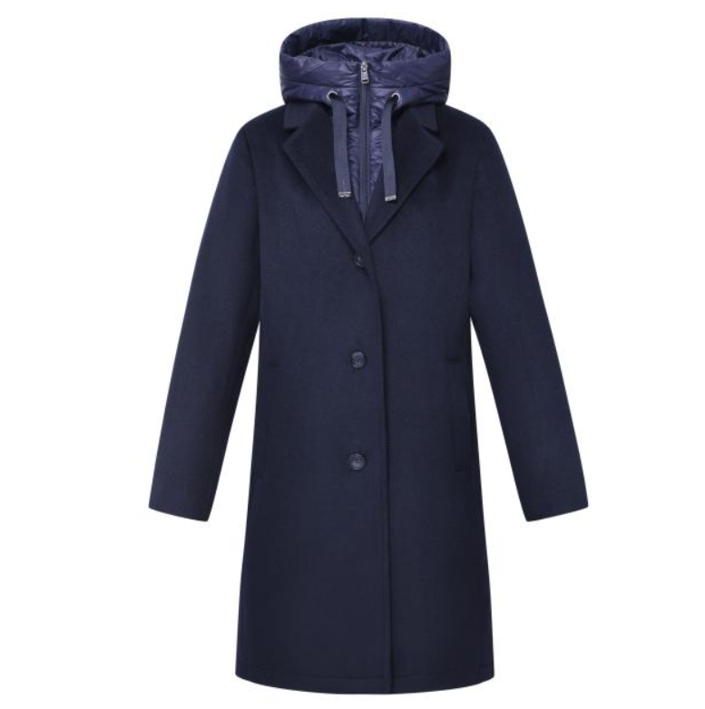 HV Society Jennifer Woolmix Coat – Navy