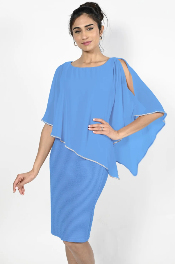 Frank Lyman Woven Dress – French Blue