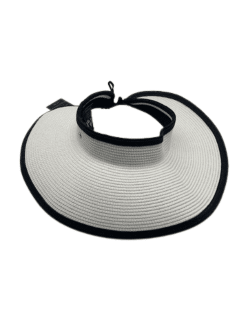 Cannes White Paper Braid Visor by Failsworth