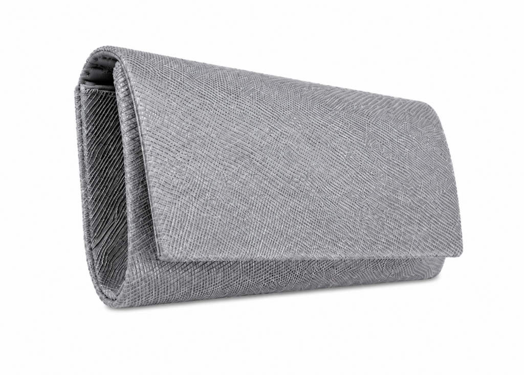 Failsworth Sinamay Clutch in Steel