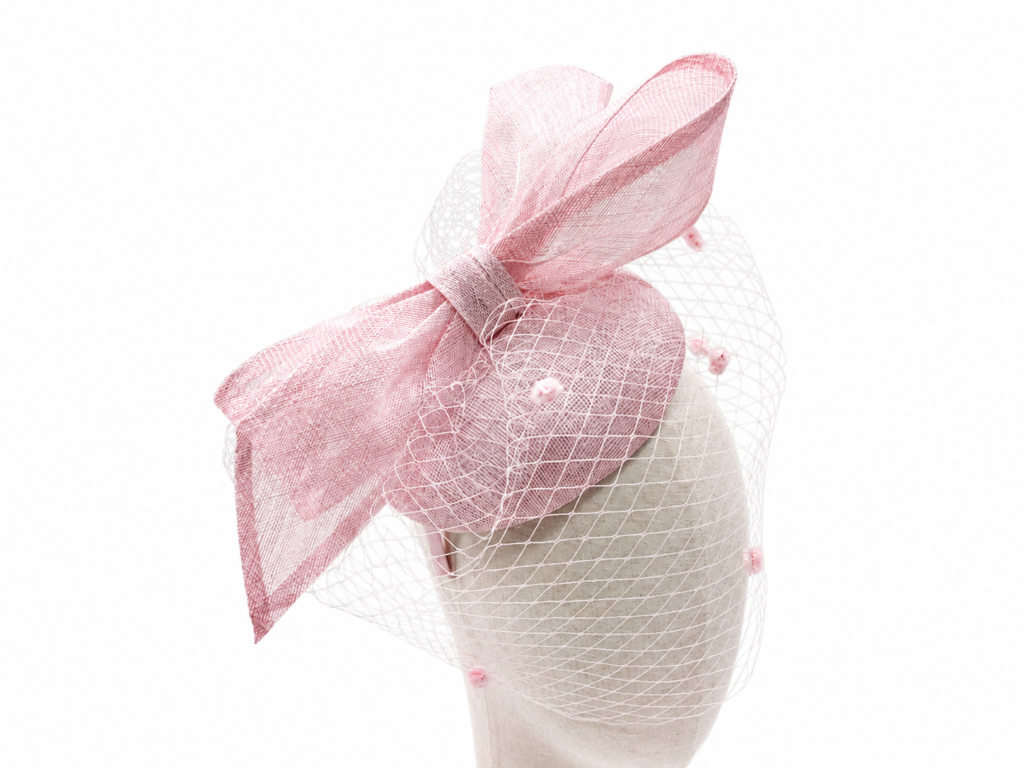 Boardmans Saphire Medium Fascinator in Nude Pink