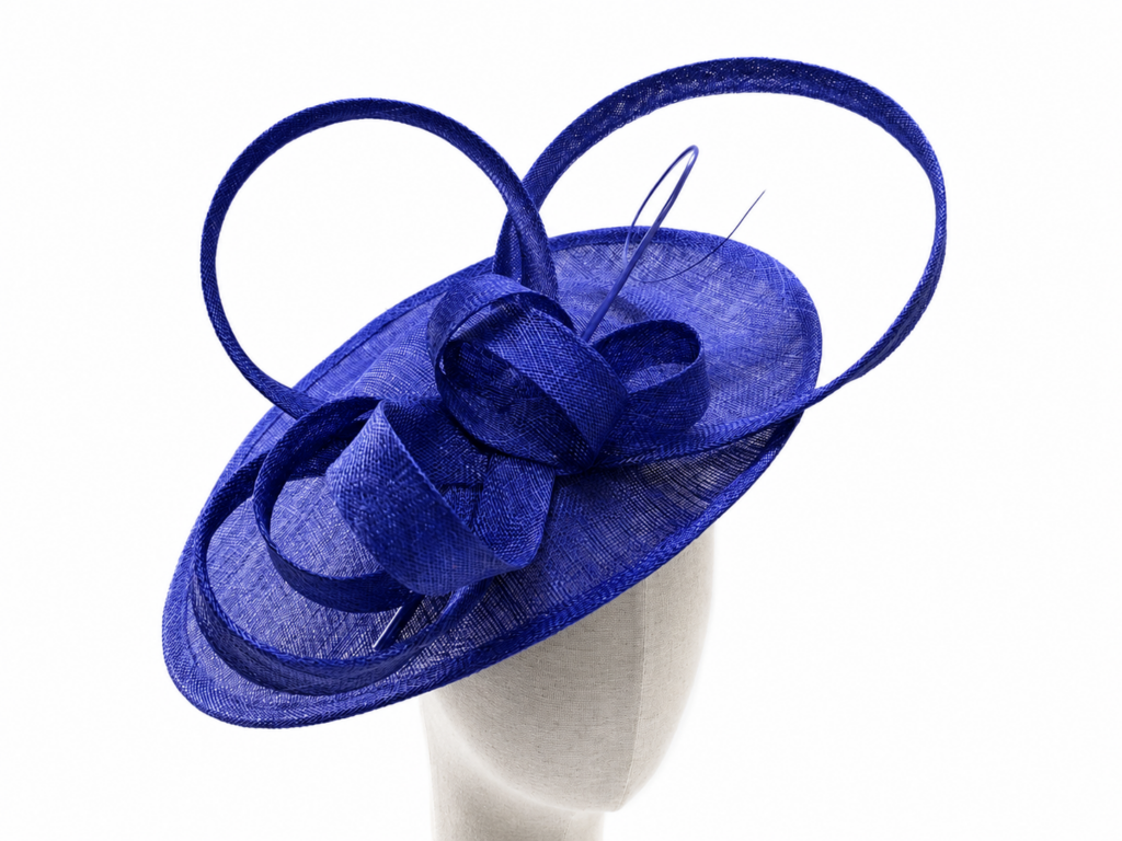 Boardmans Kathleen Cobalt Sinamay Fascinator