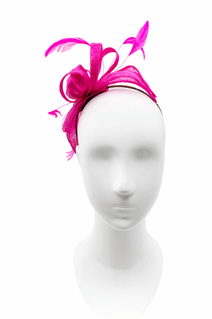 Failsworth Fascinator Headband In Calypso Pink