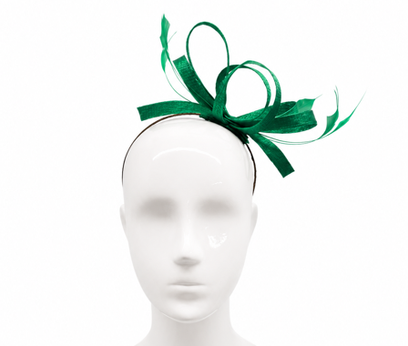 Failsworth Clover Structured Sinamay Fascinator headband