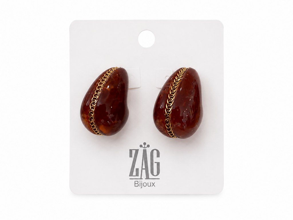 Zag Bijoux Dallol Earrings – Red
