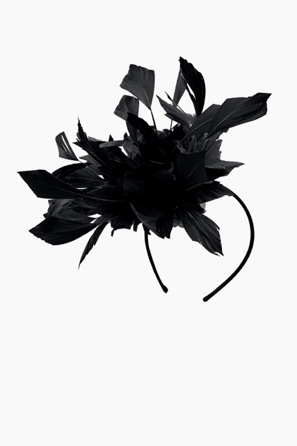 Boardmans “Atalee” Black Feather Fascinator 