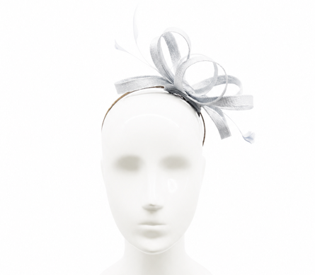 Failsworth Duck Egg Sculpted Sinamay Fascinator headband