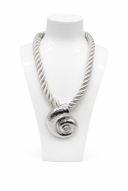 Love Rocks Clam on Cord Necklace