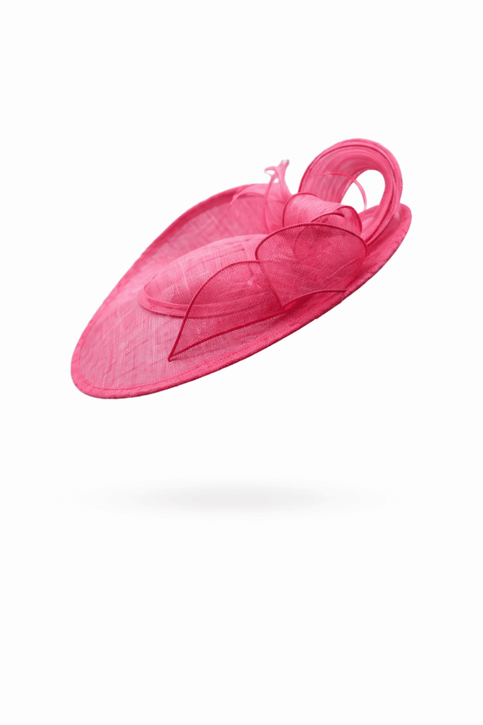 Failsworth Flamingo Sinamay Disc Fascinator
