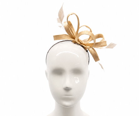 Failsworth Fizz Structured Sinamay Fascinator headband