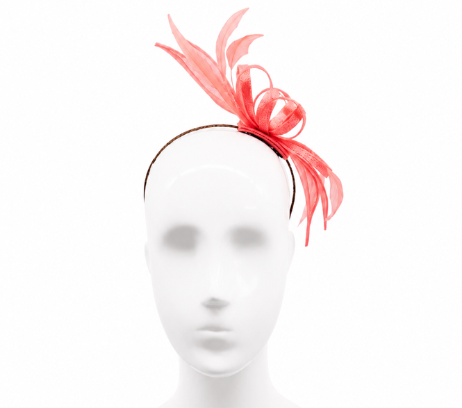 Failsworth Melon Sinamay Fascinator Headband