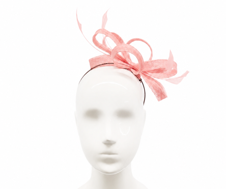 Failsworth Peony Structured Sinamay Fascinator headband