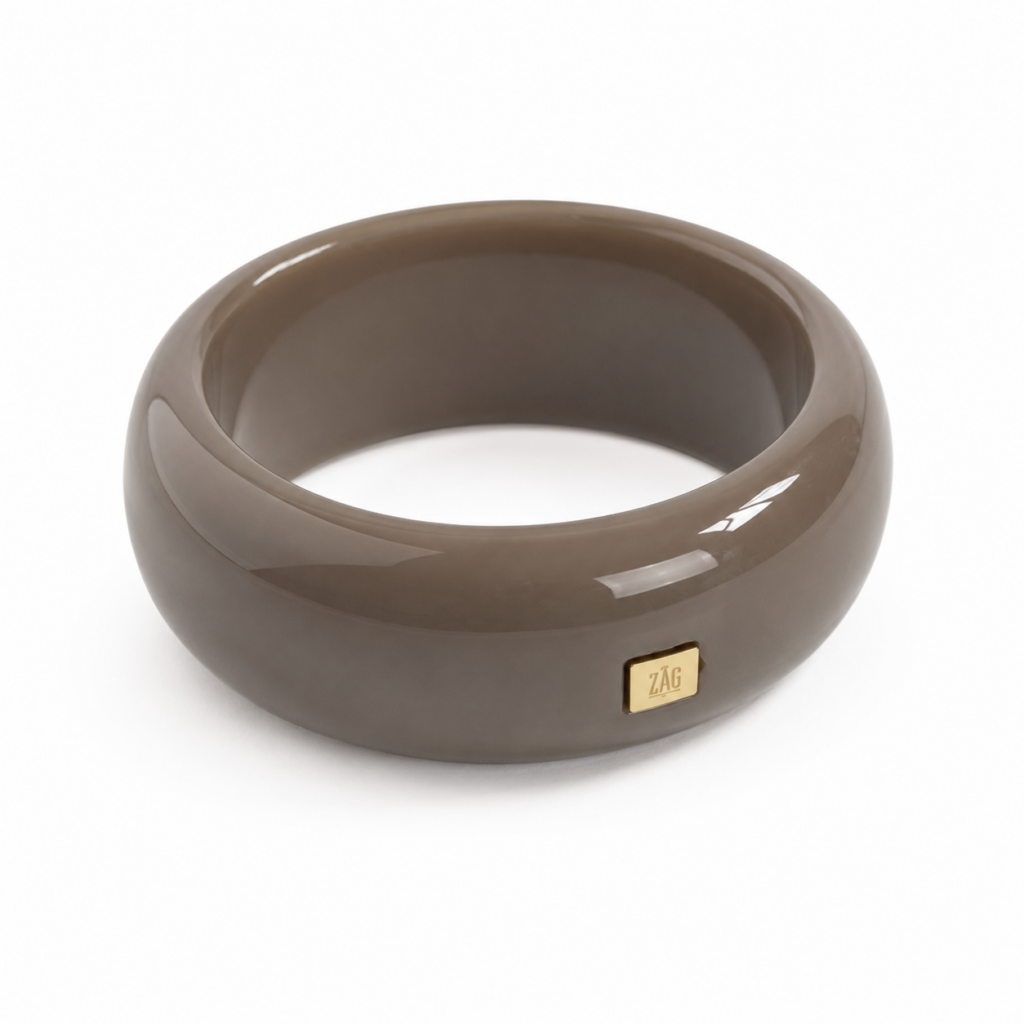 Zag Bijoux Poliu Bangle – Brown