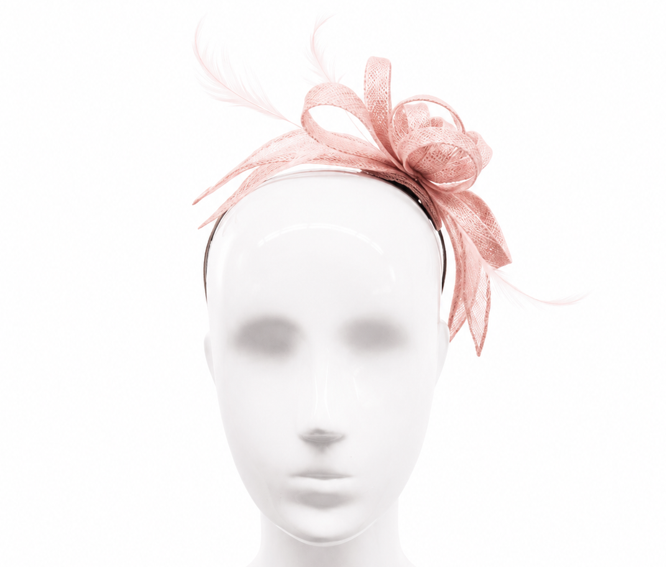 Failsworth Quartz Sinamay Fascinator headband