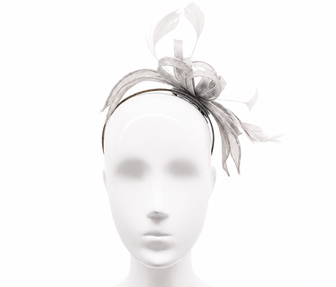 Failsworth Steel Sinamay Fascinator Headband