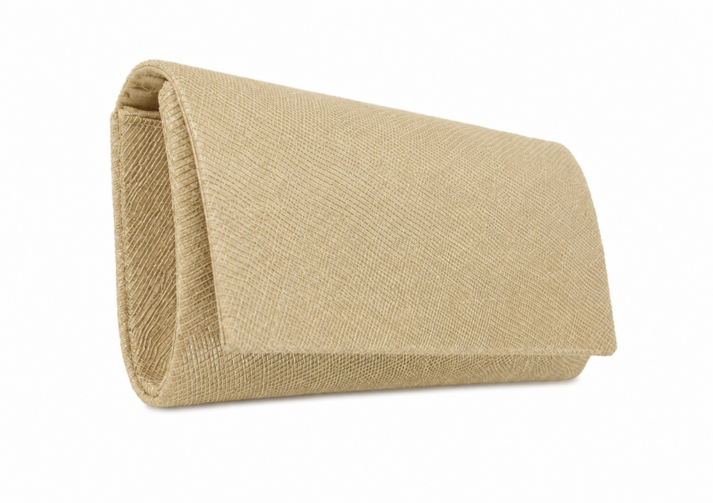 Failsworth Sinamay Clutch in White Gold